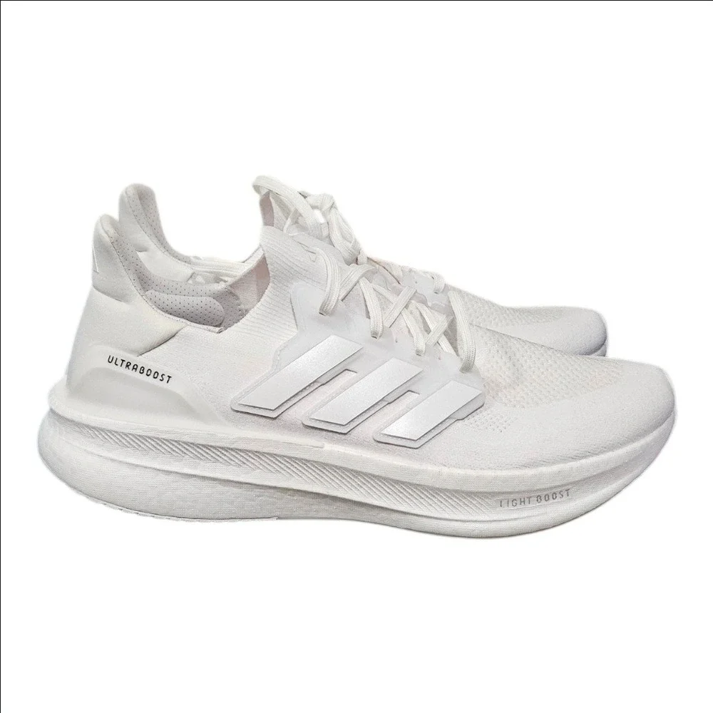 Adidas Ultraboost 5 Mens Size 16 Running Shoes White ID8813 Light Boost Sneakers